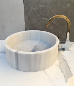 lavabo de piedra natural modelo cilin